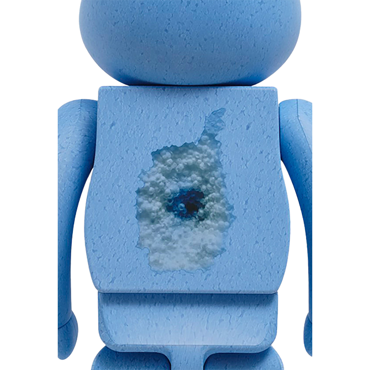 BE@RBRICK SNARKITECTURE X BLACKRAINBOW 1000% BLUE VERSION