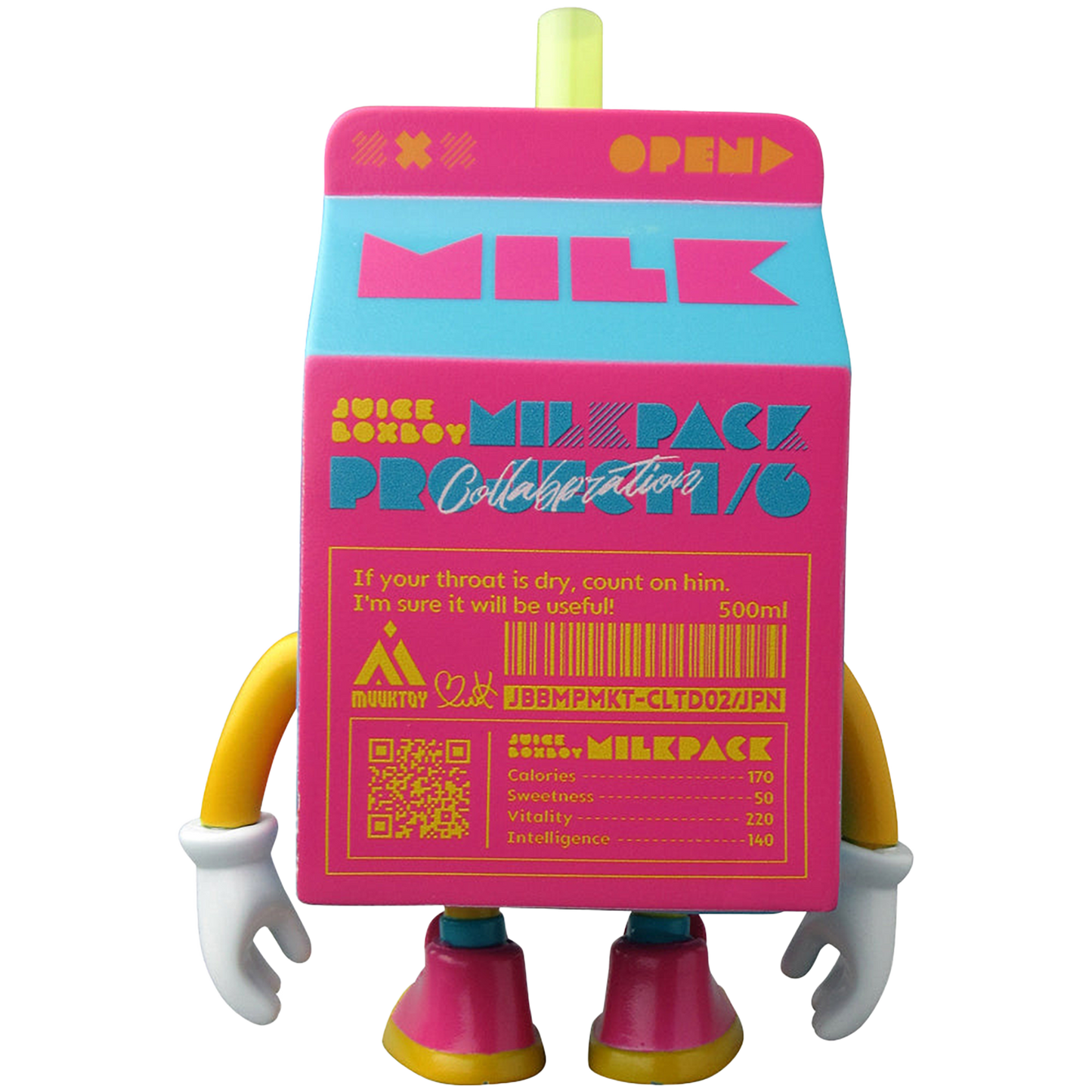 MUUKTOY JUICEBOXBOY MILKPACK Project 1/6 Collaboration color