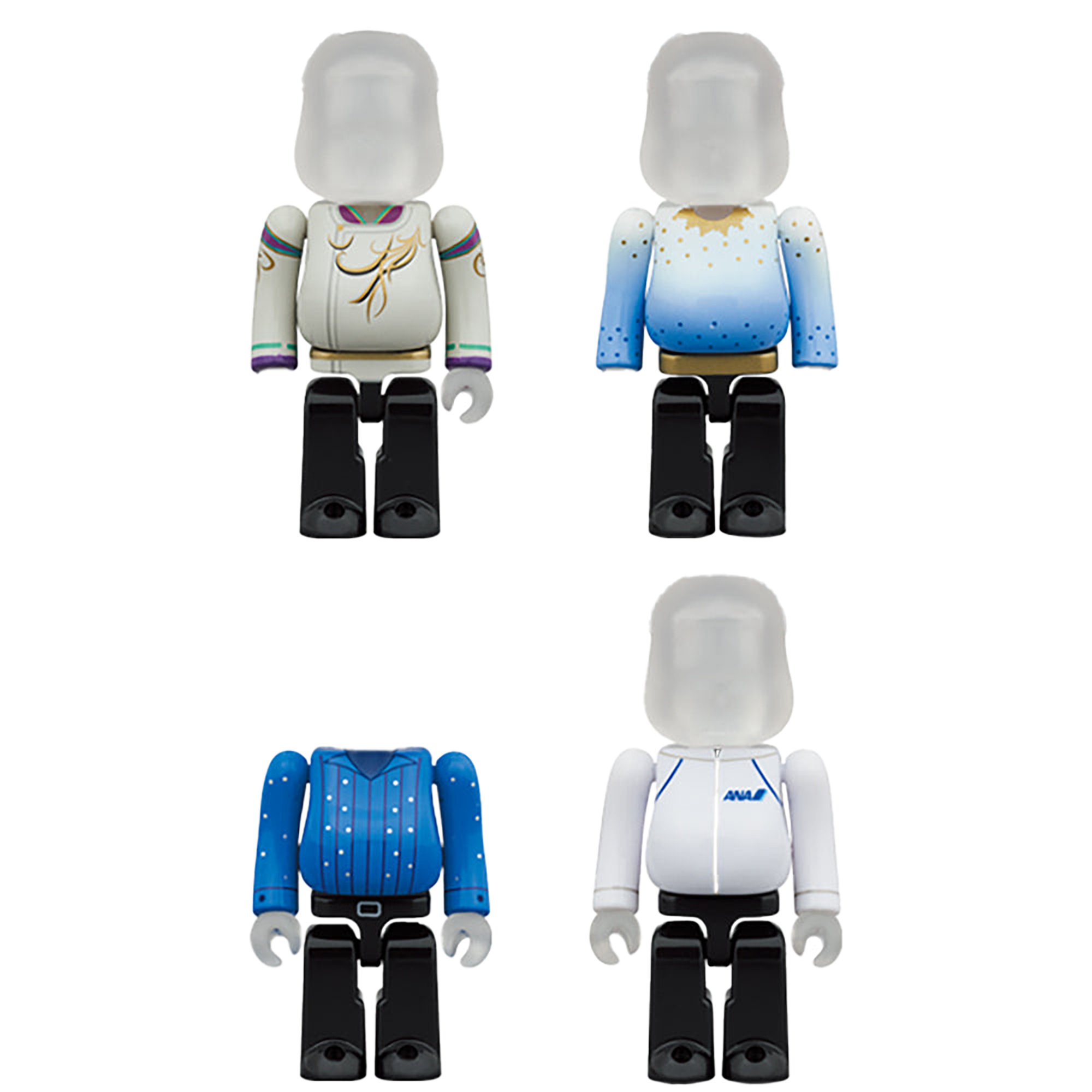 ＜ANAオリジナル＞YUZU × BE@RBRICK for ANA　歴代衣装コレクション 100%