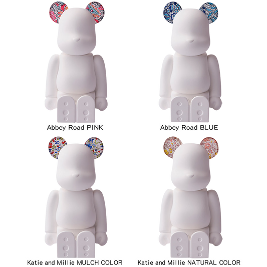 BE@RBRICK AROMA ORNAMENT No.0 LIBERTY FABRICS Abbey Road PINK/Abbey Road BLUE/Katie and Millie MULCH COLOR/Katie and Millie NATURAL COLOR