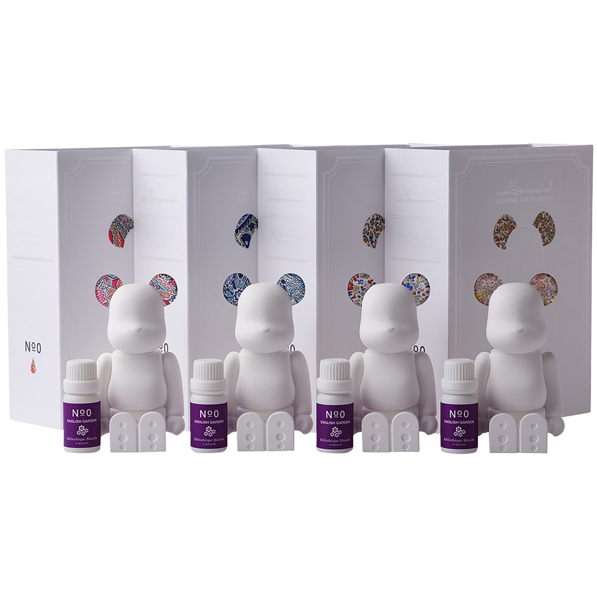 BE@RBRICK AROMA ORNAMENT No.0 LIBERTY FABRICS Abbey Road PINK/Abbey Road BLUE/Katie and Millie MULCH COLOR/Katie and Millie NATURAL COLOR