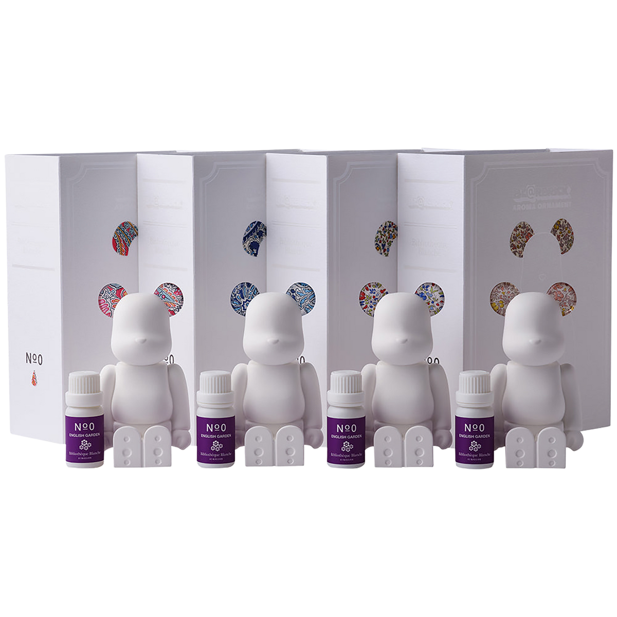 BE@RBRICK AROMA ORNAMENT No.0 LIBERTY FABRICS Abbey Road PINK/Abbey Road BLUE/Katie and Millie MULCH COLOR/Katie and Millie NATURAL COLOR