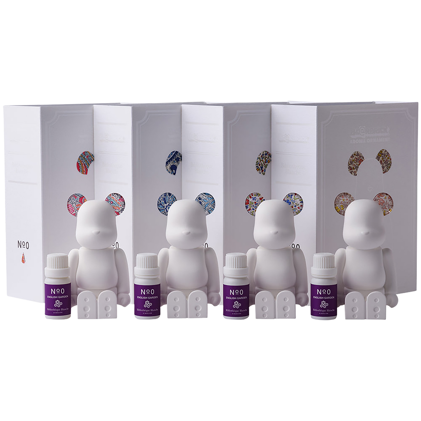 BE@RBRICK AROMA ORNAMENT No.0 LIBERTY FABRICS Abbey Road PINK/Abbey Road BLUE/Katie and Millie MULCH COLOR/Katie and Millie NATURAL COLOR