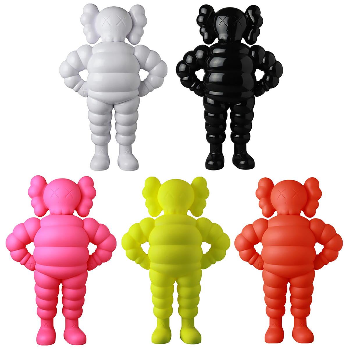KAWS CHUM OPEN EDITION WHITE／BLACK／PINK／YELLOW／ORANGE