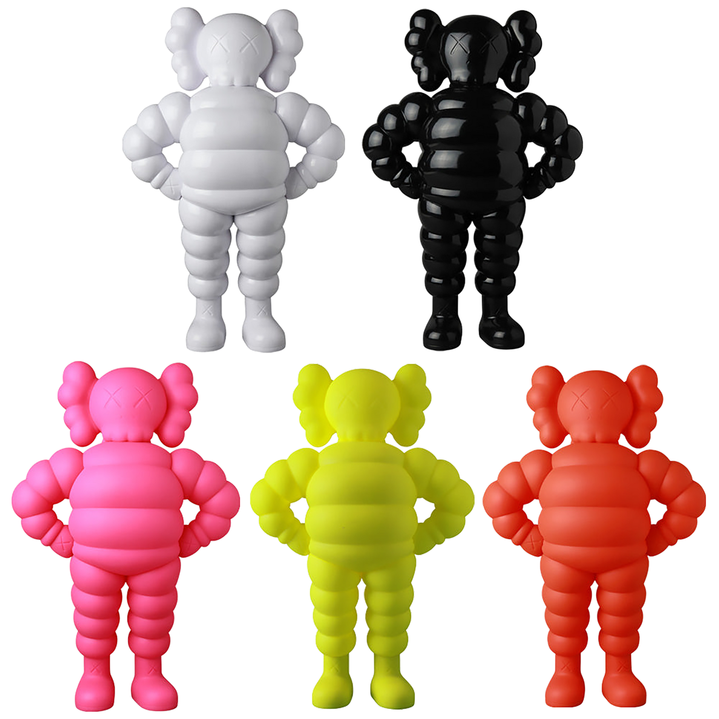 KAWS CHUM OPEN EDITION WHITE／BLACK／PINK／YELLOW／ORANGE