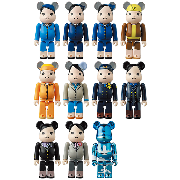 BE@RBRICK for ANA ANA創立70周年記念歴代制服コレクション 100