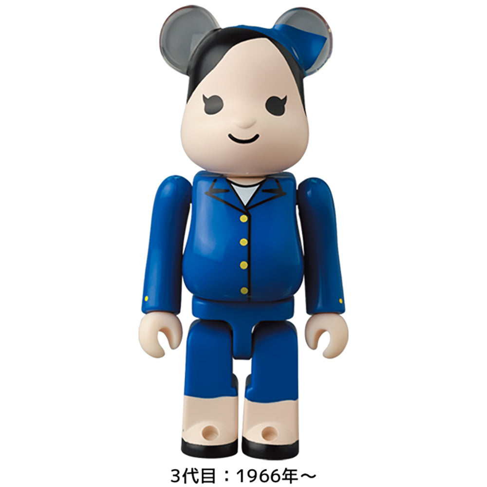 BE@RBRICK for ANA ANA創立70周年記念歴代制服コレクション 100%_3