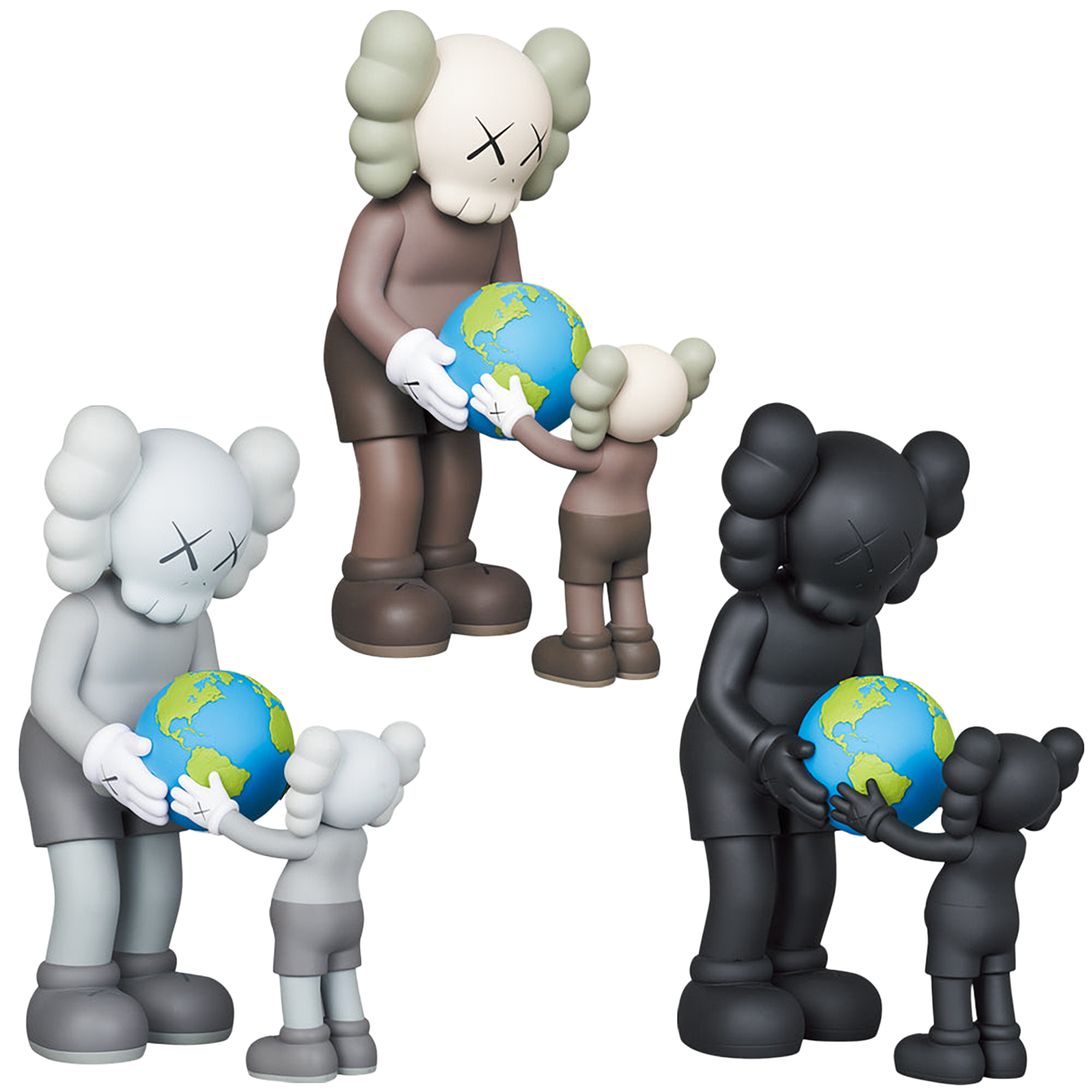 KAWS THE PROMISE BROWN/GREY/BLACK