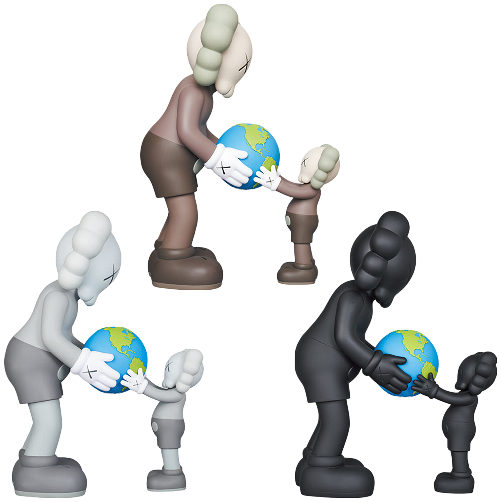 KAWS THE PROMISE BROWN/GREY/BLACK