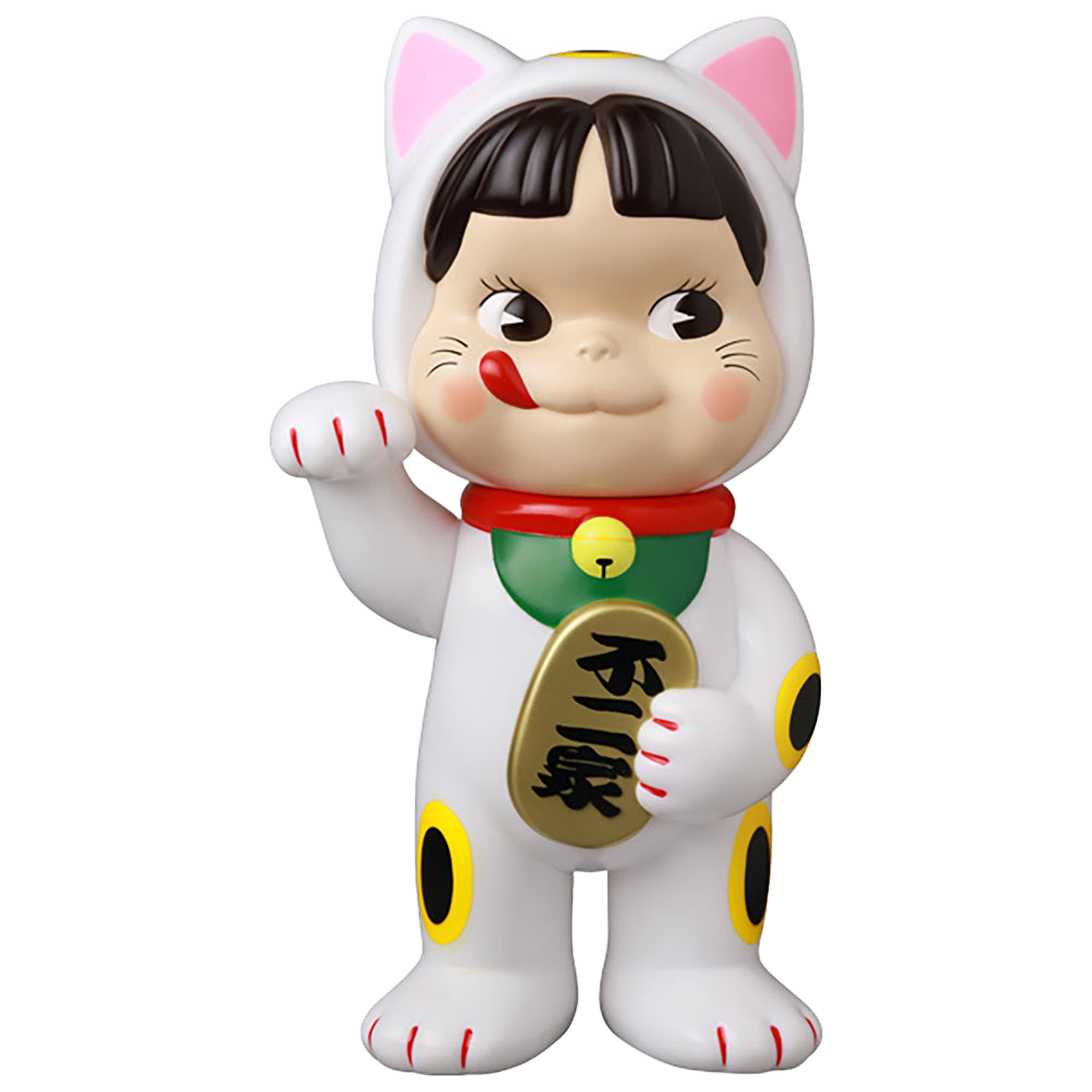 不二家ソフビコレクション　招き猫ペコちゃん