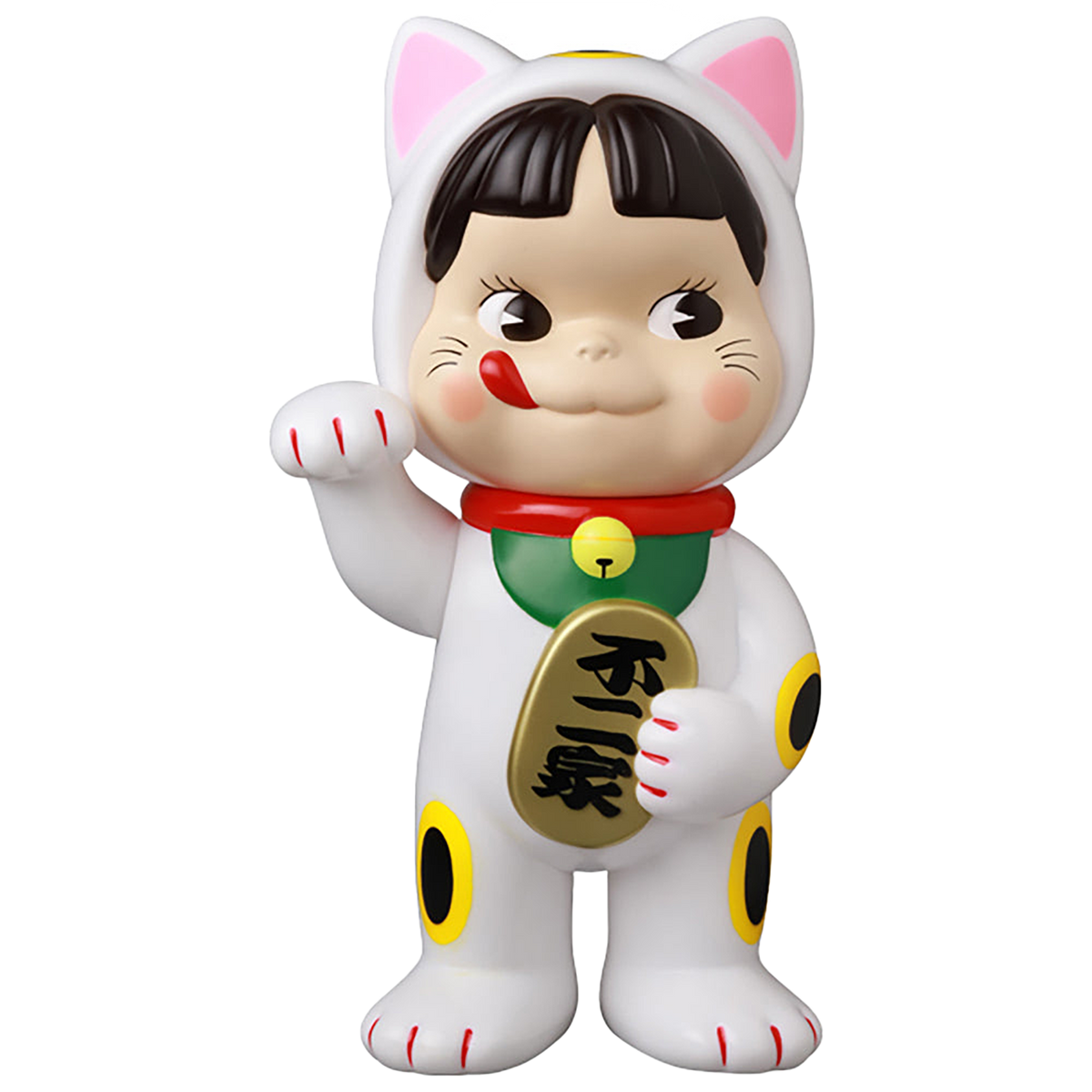 不二家ソフビコレクション　招き猫ペコちゃん