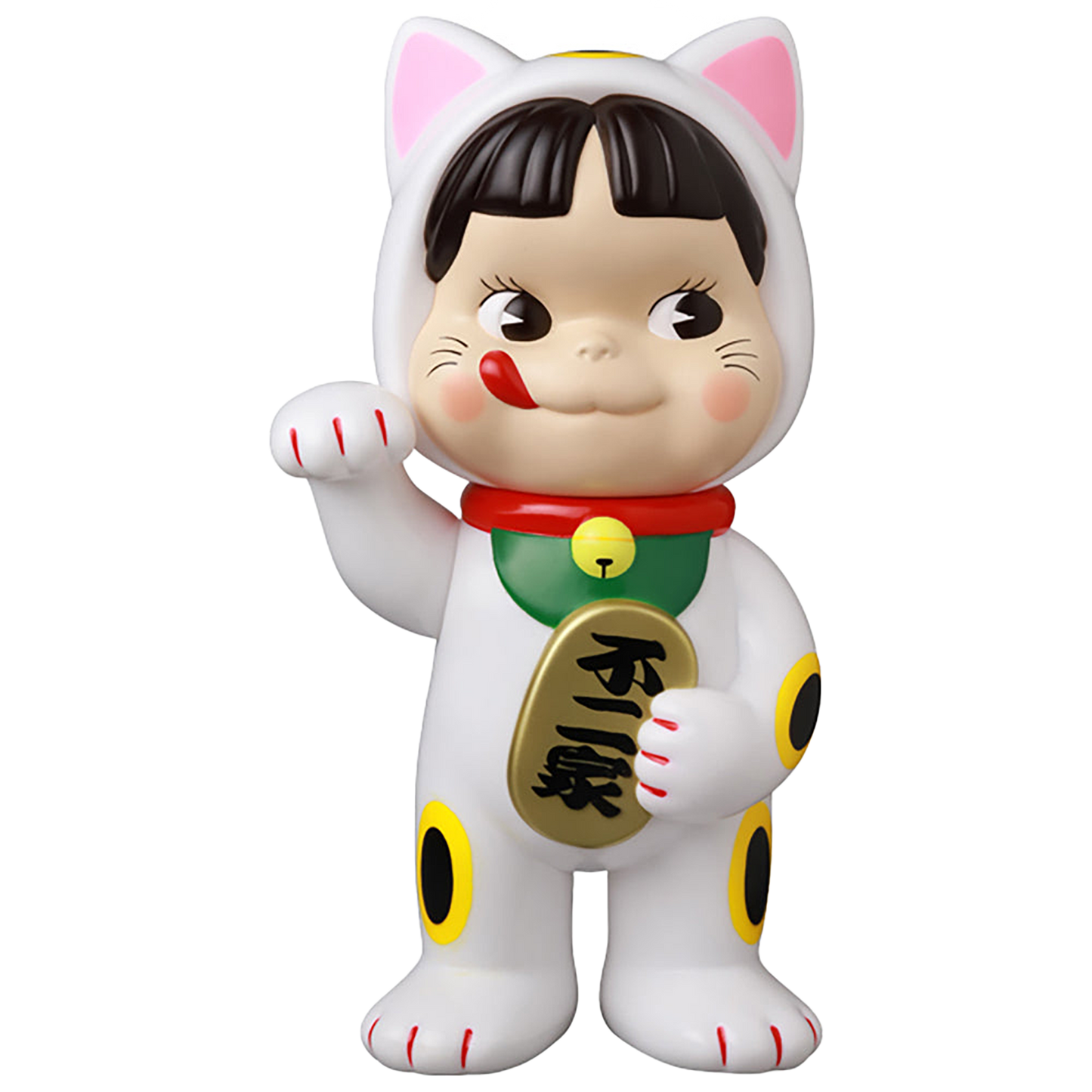 不二家ソフビコレクション　招き猫ペコちゃん