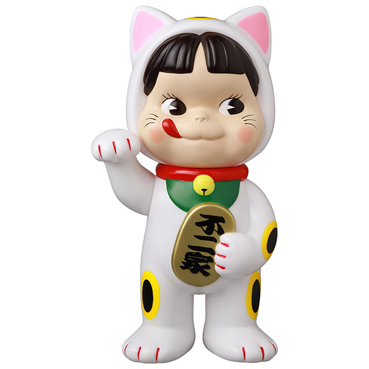 不二家ソフビコレクション　招き猫ペコちゃん