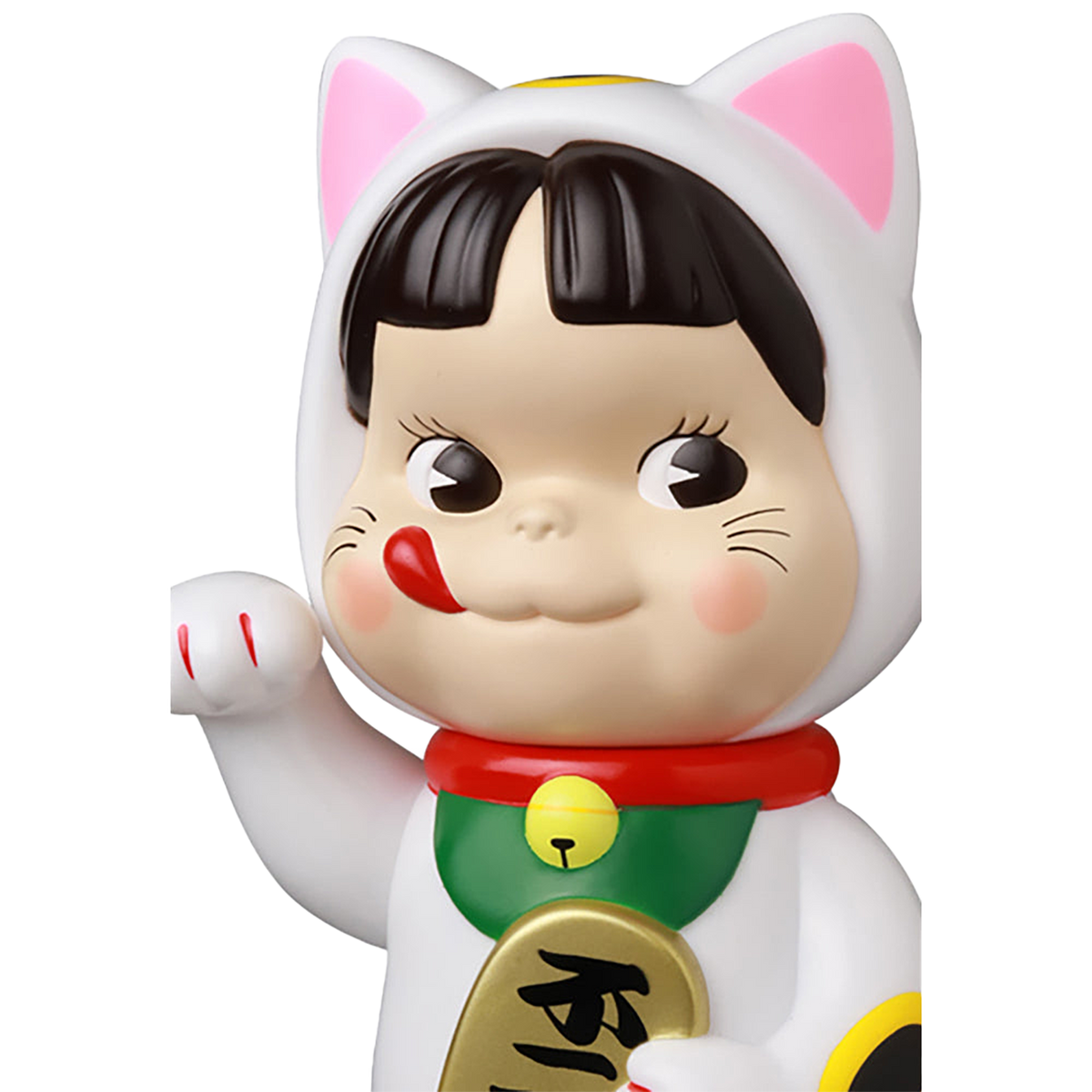 不二家ソフビコレクション　招き猫ペコちゃん