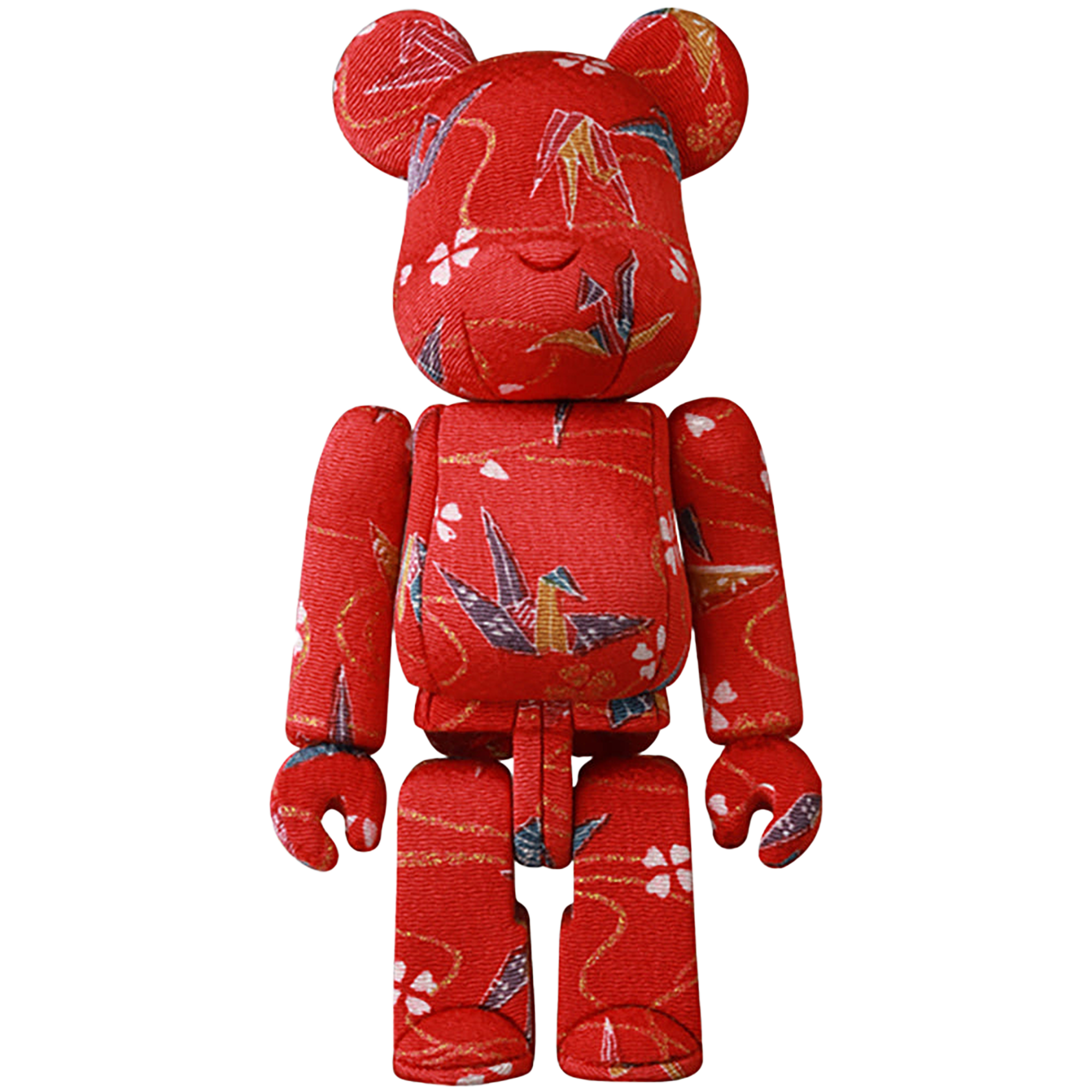 木目込みBE@RBRICK 新色(折り鶴、桜にウサギ、扇に桜)