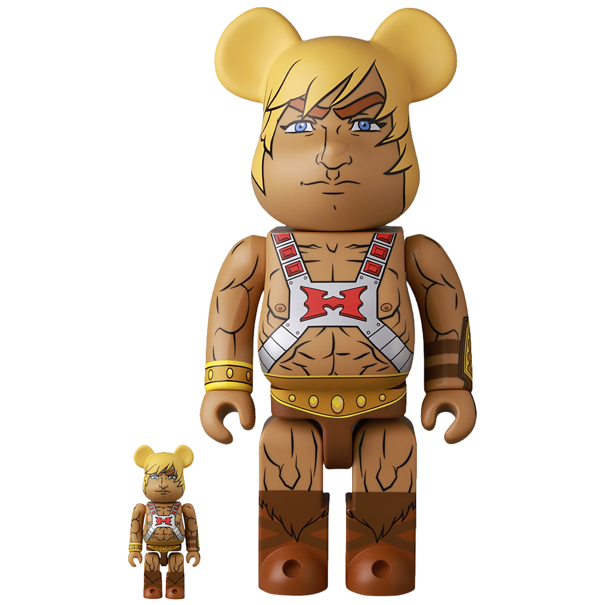 BE@RBRICK Mishka x 宇宙大师 He-Man 100% & 400%