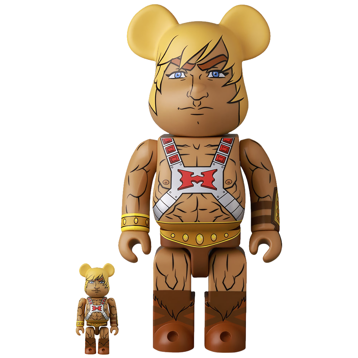 BE@RBRICK Mishka x 宇宙大师 He-Man 100% & 400%