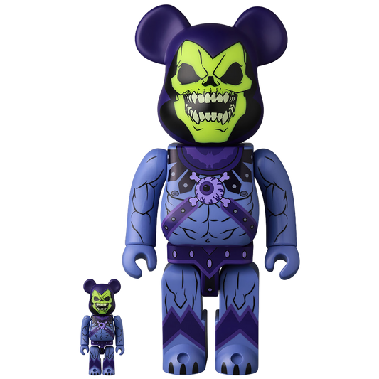 BE@RBRICK Mishka x Masters of The Universe Skeletor 100% & 400%