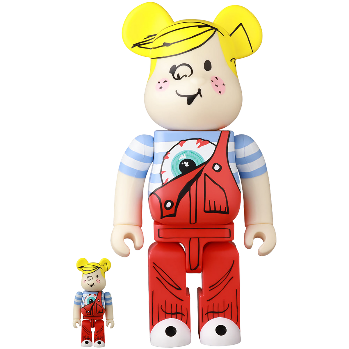 BE@RBRICK MISHKA x 威胁丹尼斯 100% & 400%