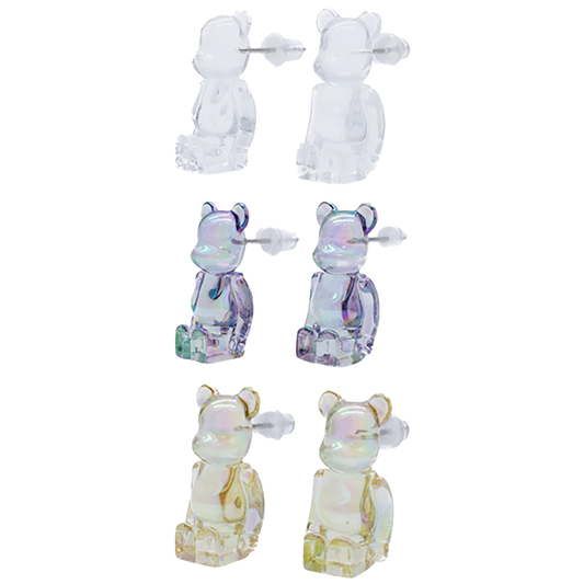 SITTING BE@RBRICK EARRINGS