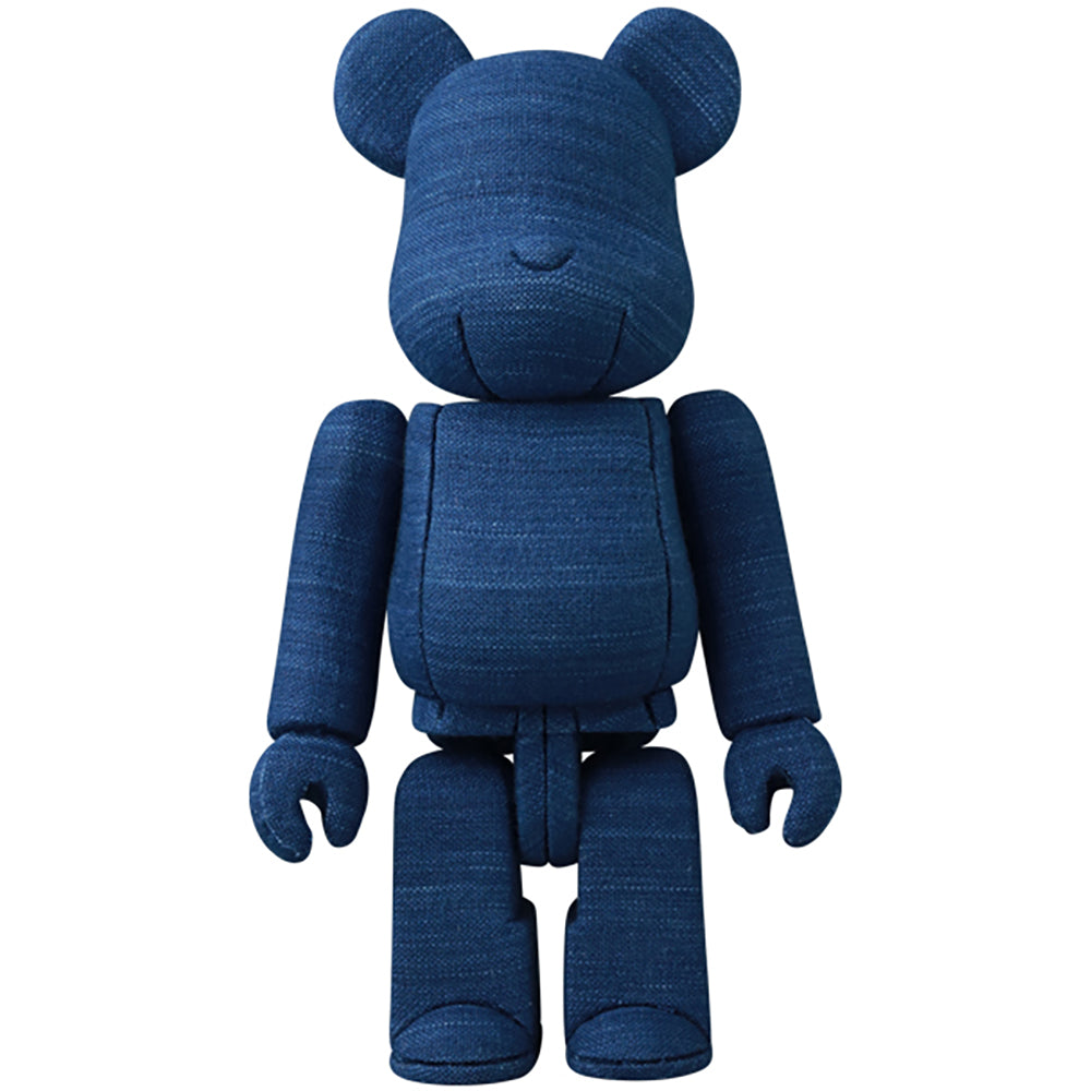 木目込みBE@RBRICK 藍染め_0