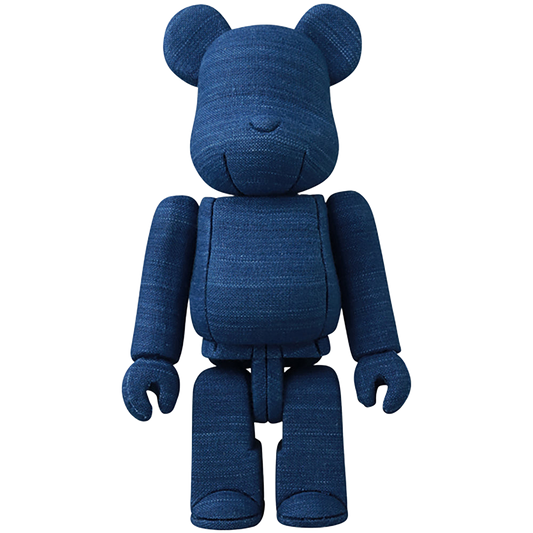 木目込みBE@RBRICK 藍染め