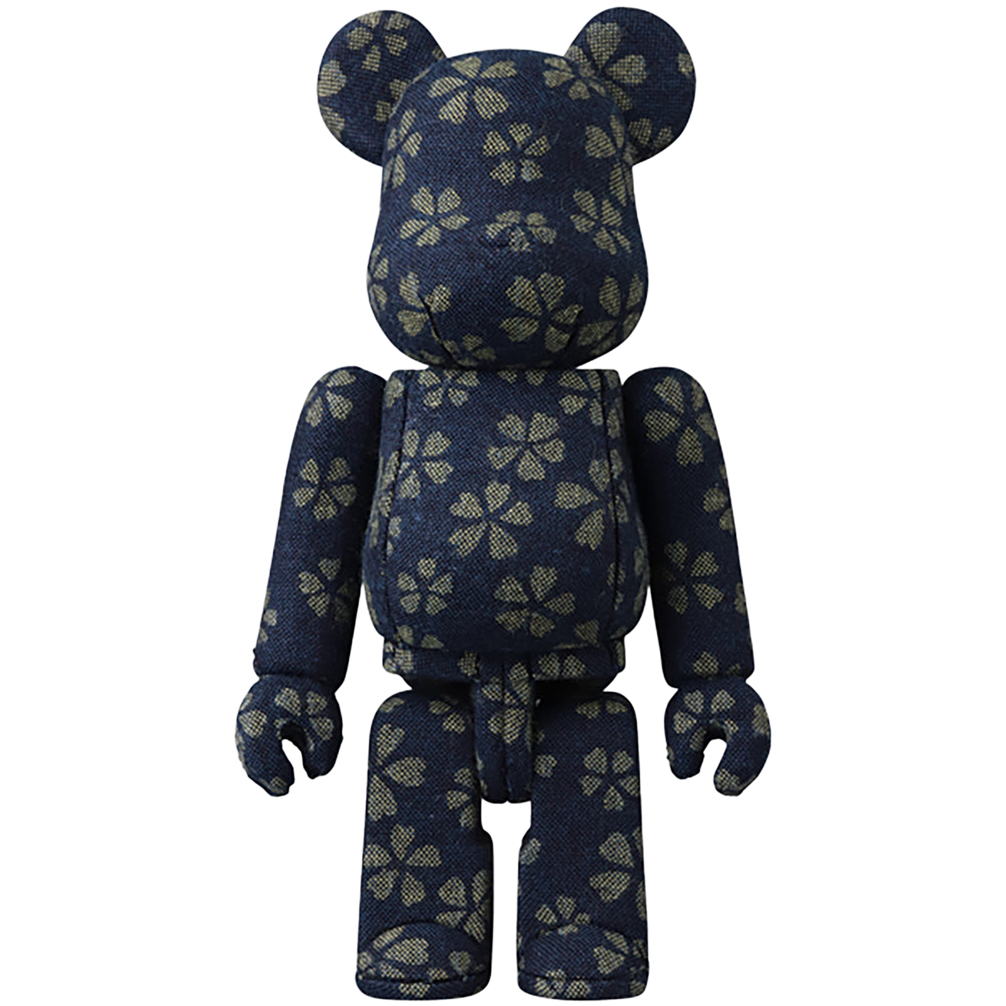木目込みBE@RBRICK 藍染めさくら