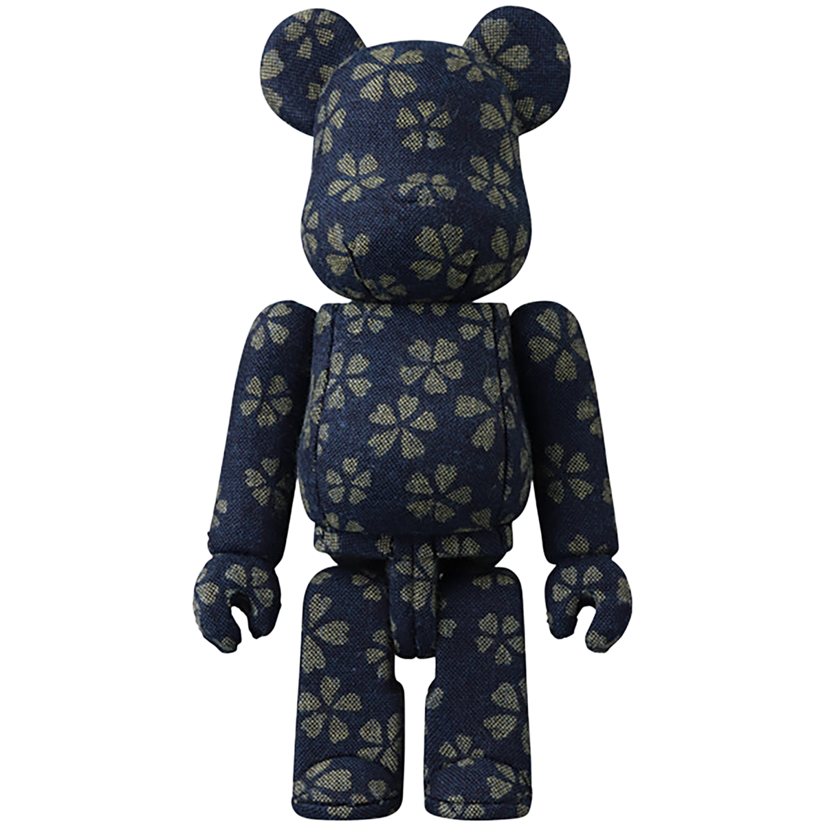 木目込みBE@RBRICK 藍染めさくら