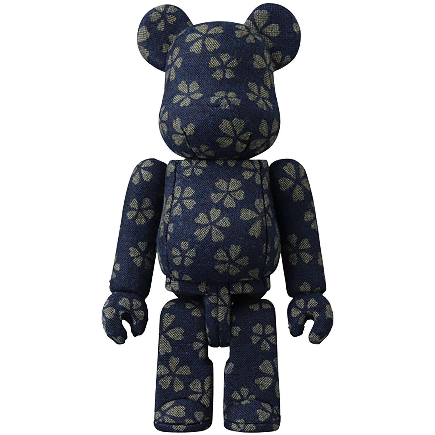 木目込みBE@RBRICK 藍染めさくら
