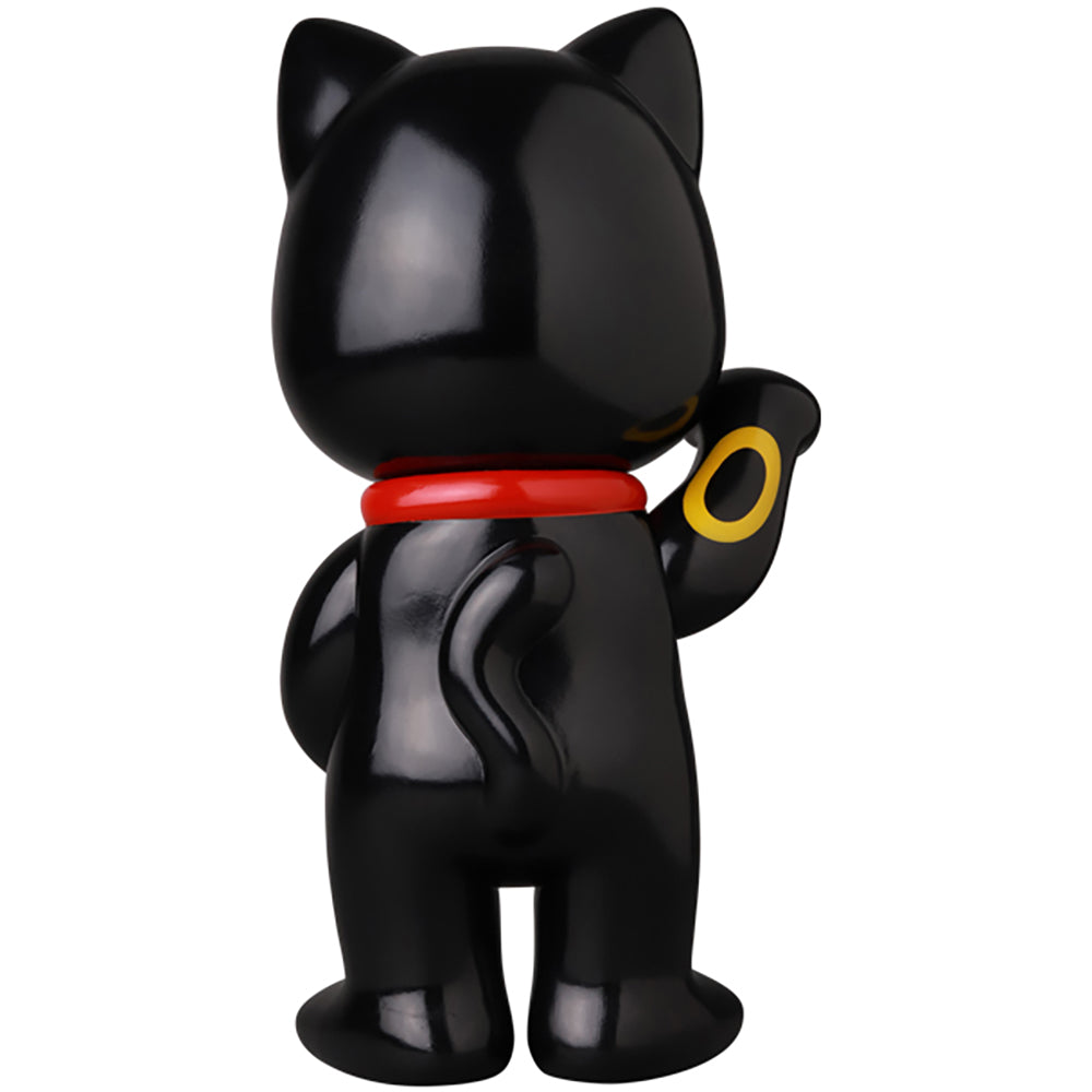 不二家ソフビコレクション 招き猫ペコちゃん（黒）_1