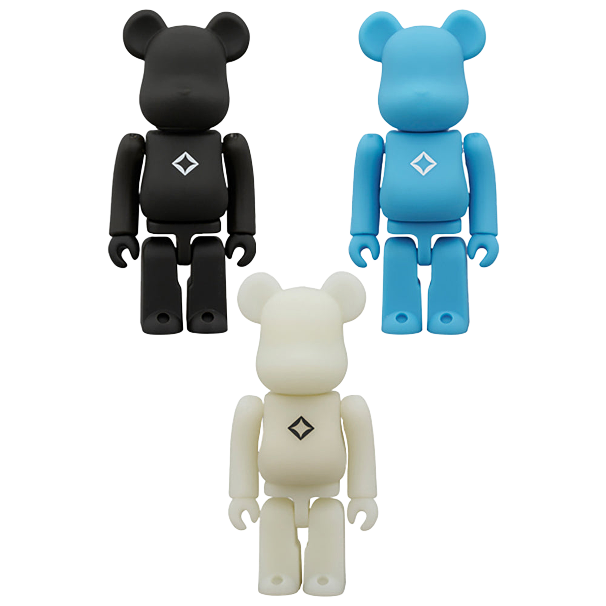 15th Anniversary Helinox X BE＠RBRICK 100% Black/Cyan/Glow