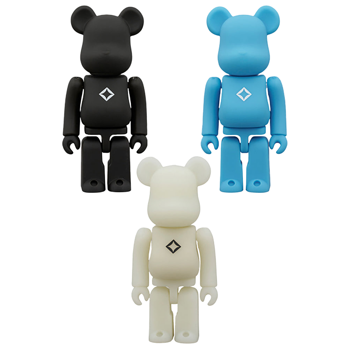 15th Anniversary Helinox X BE＠RBRICK 100% Black/Cyan/Glow