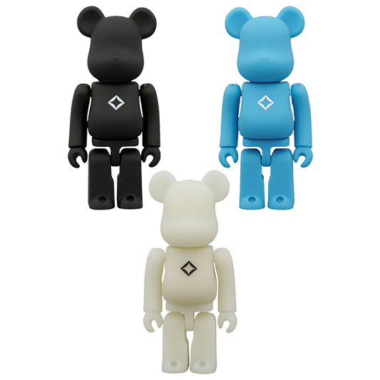 15th Anniversary Helinox X BE＠RBRICK 100% Black/Cyan/Glow