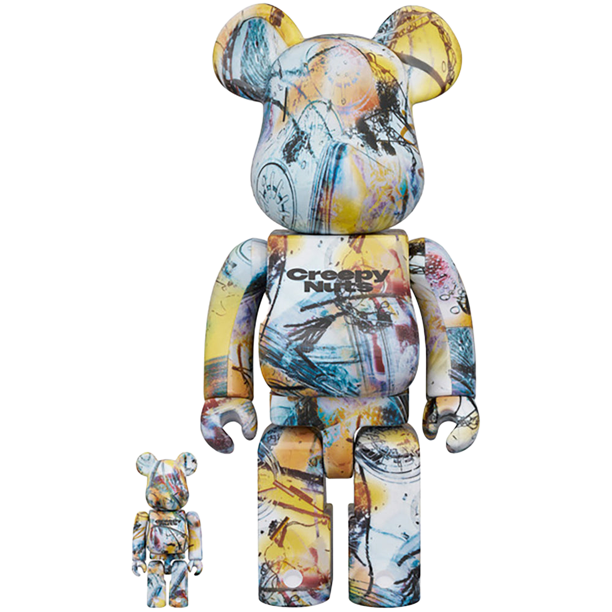 BE@RBRICK Creepy Nuts 100％ & 400％
