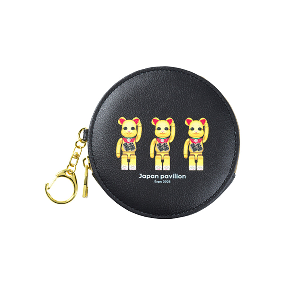 大阪・関西万博 BE@RBRICK グッズ BE@RBRICK ラウンドポーチ(maneki-neko)_0