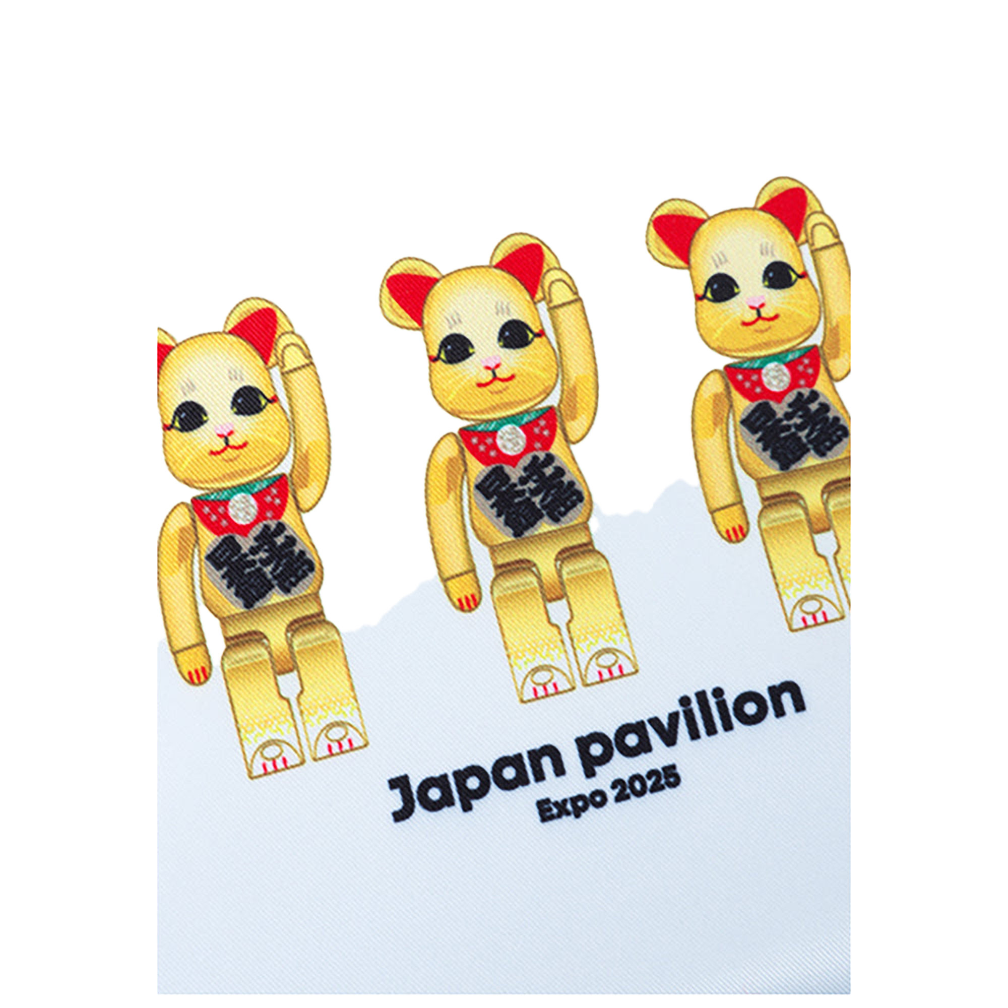 大阪・関西万博 BE@RBRICK グッズ BE@RBRICK マチ付きポーチ(maneki-neko)