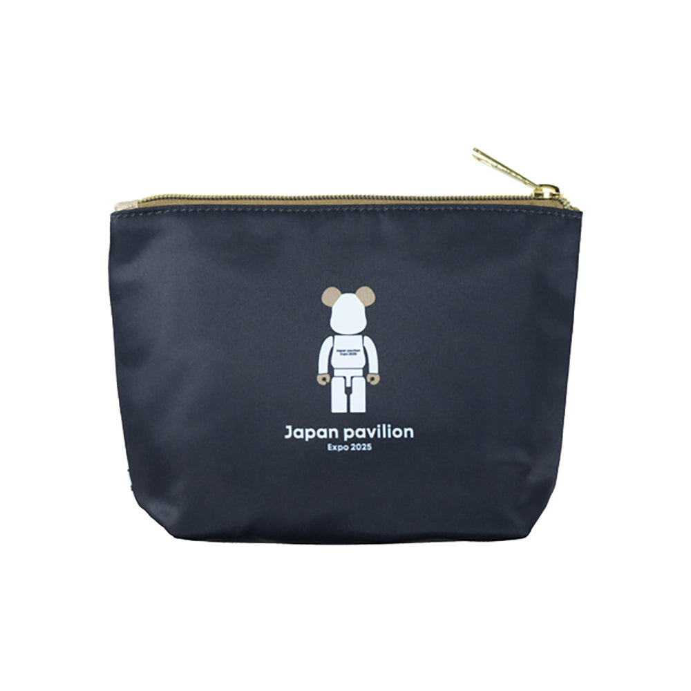 大阪・関西万博 BE@RBRICK グッズ BE@RBRICK マチ付きポーチ(JP)_1