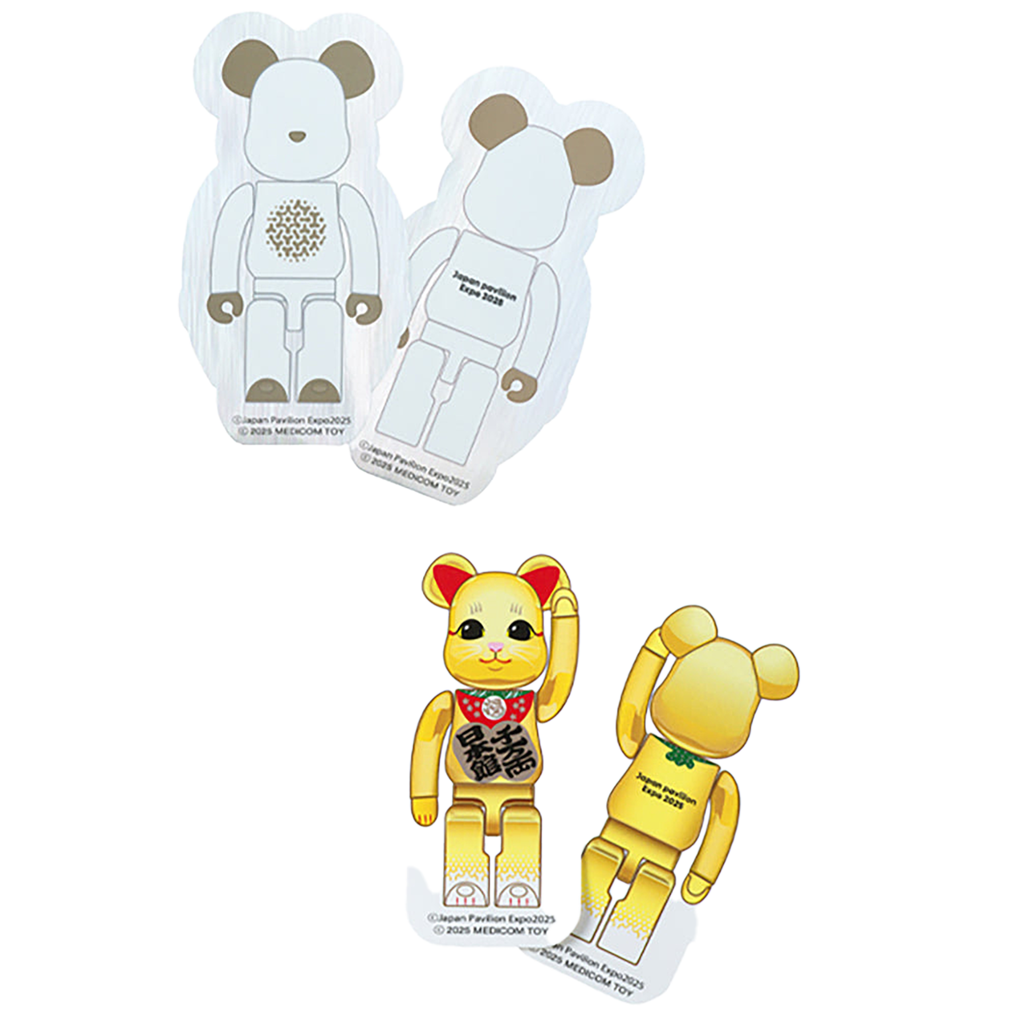 大阪・関西万博 BE@RBRICK グッズ BE@RBRICK カットシールセット(JP＆maneki-neko)