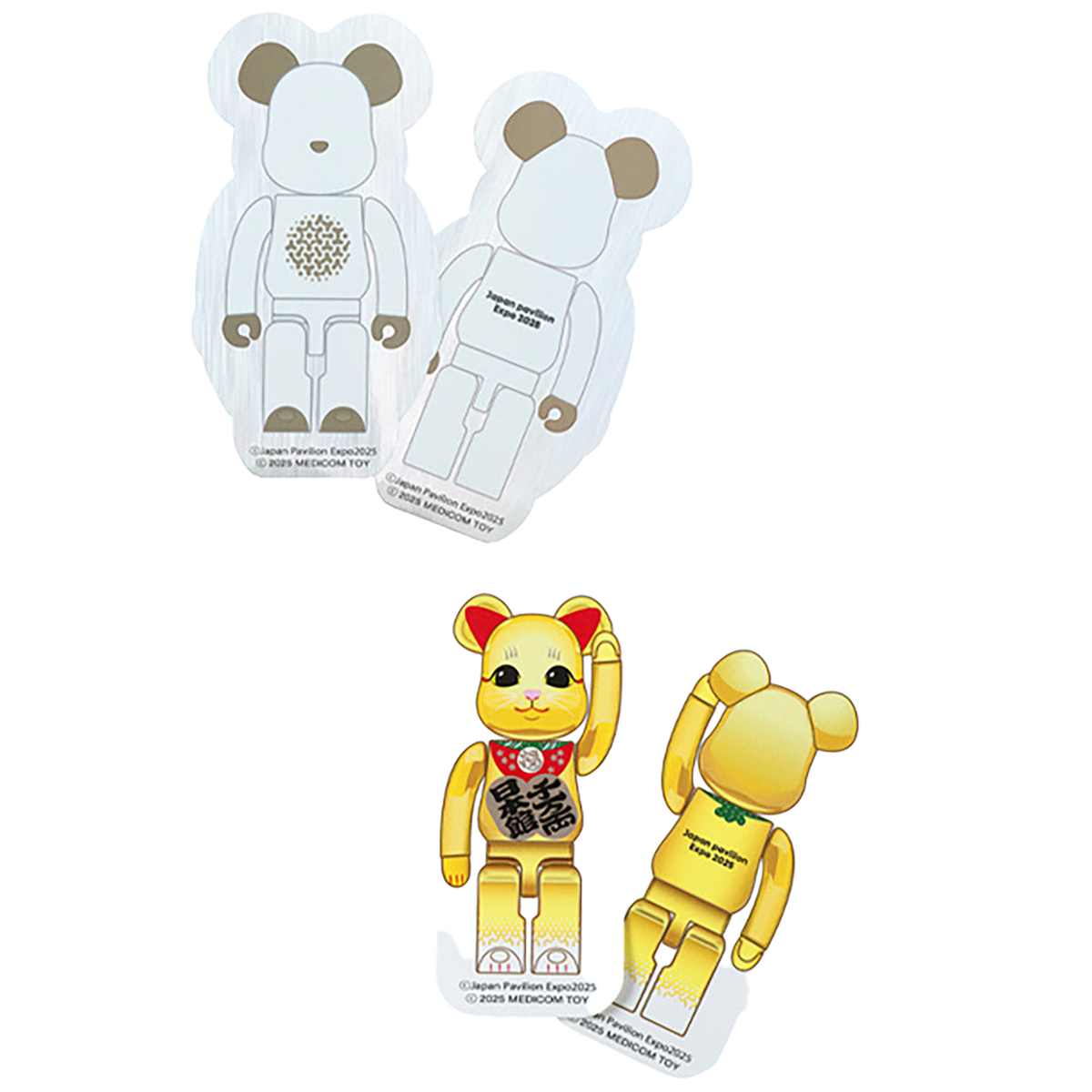 大阪・関西万博 BE@RBRICK グッズ BE@RBRICK カットシールセット(JP＆maneki-neko)