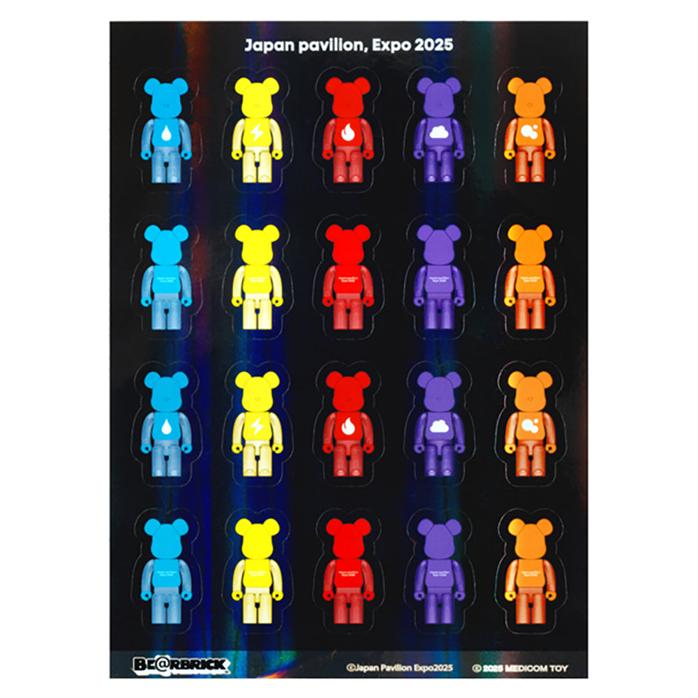 大阪・関西万博 BE@RBRICK グッズ BE@RBRICK グリッターシール(element)_0