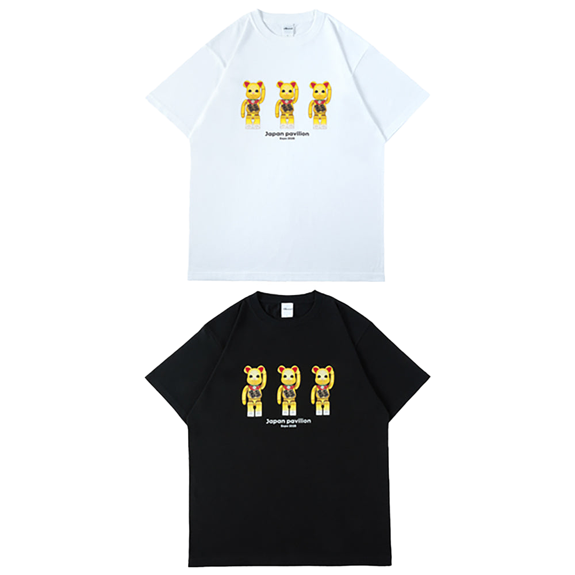大阪・関西万博 BE@RBRICK グッズ BE@RBRICK Tシャツ(maneki-neko)
