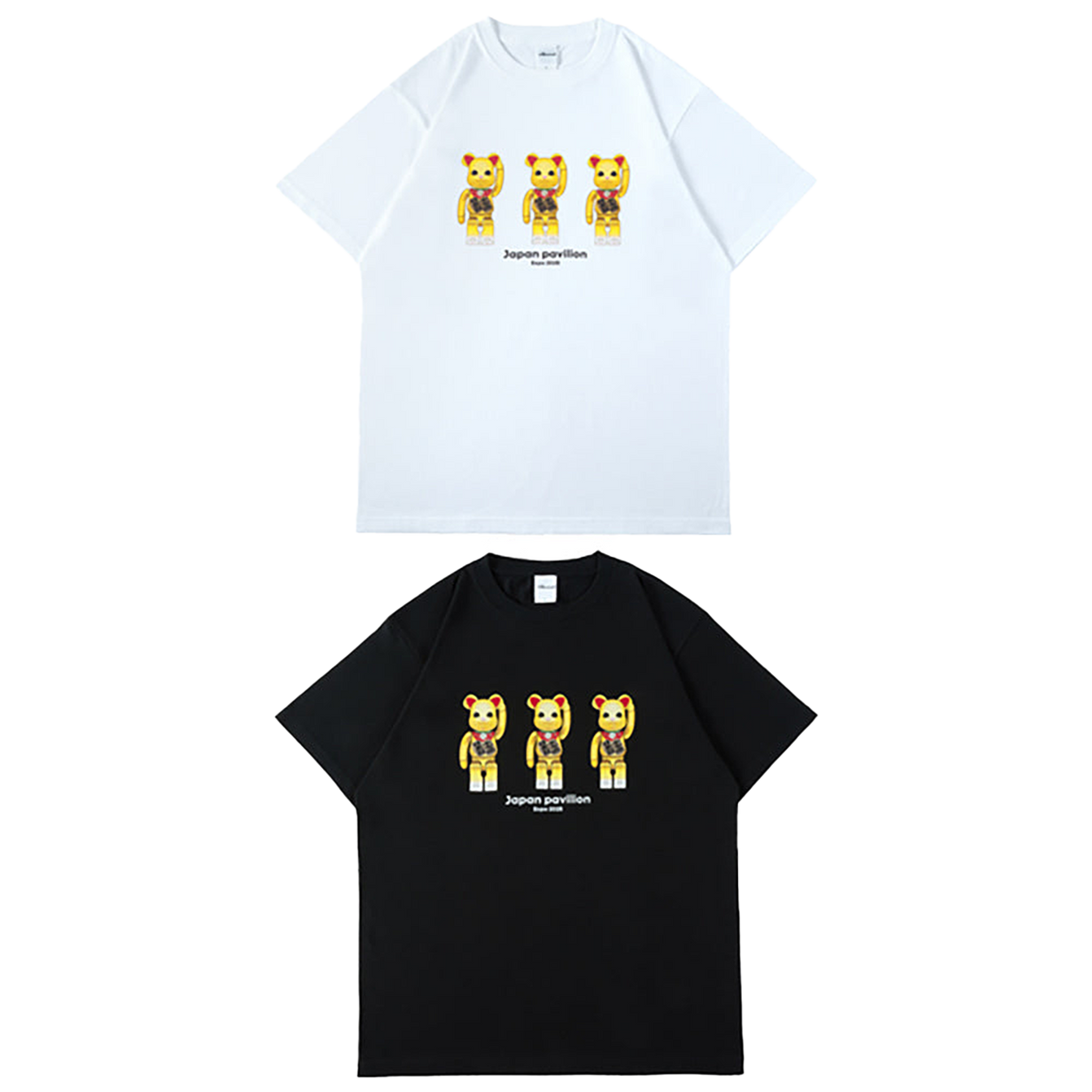 大阪・関西万博 BE@RBRICK グッズ BE@RBRICK Tシャツ(maneki-neko)