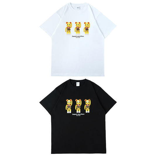 大阪・関西万博 BE@RBRICK グッズ BE@RBRICK Tシャツ(maneki-neko)