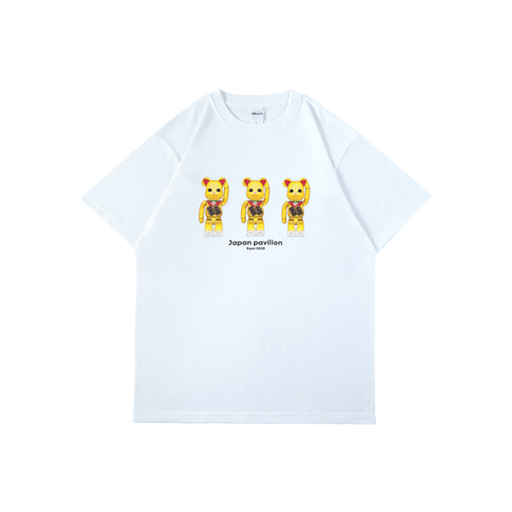 大阪・関西万博 BE@RBRICK グッズ BE@RBRICK Tシャツ(maneki-neko)_1
