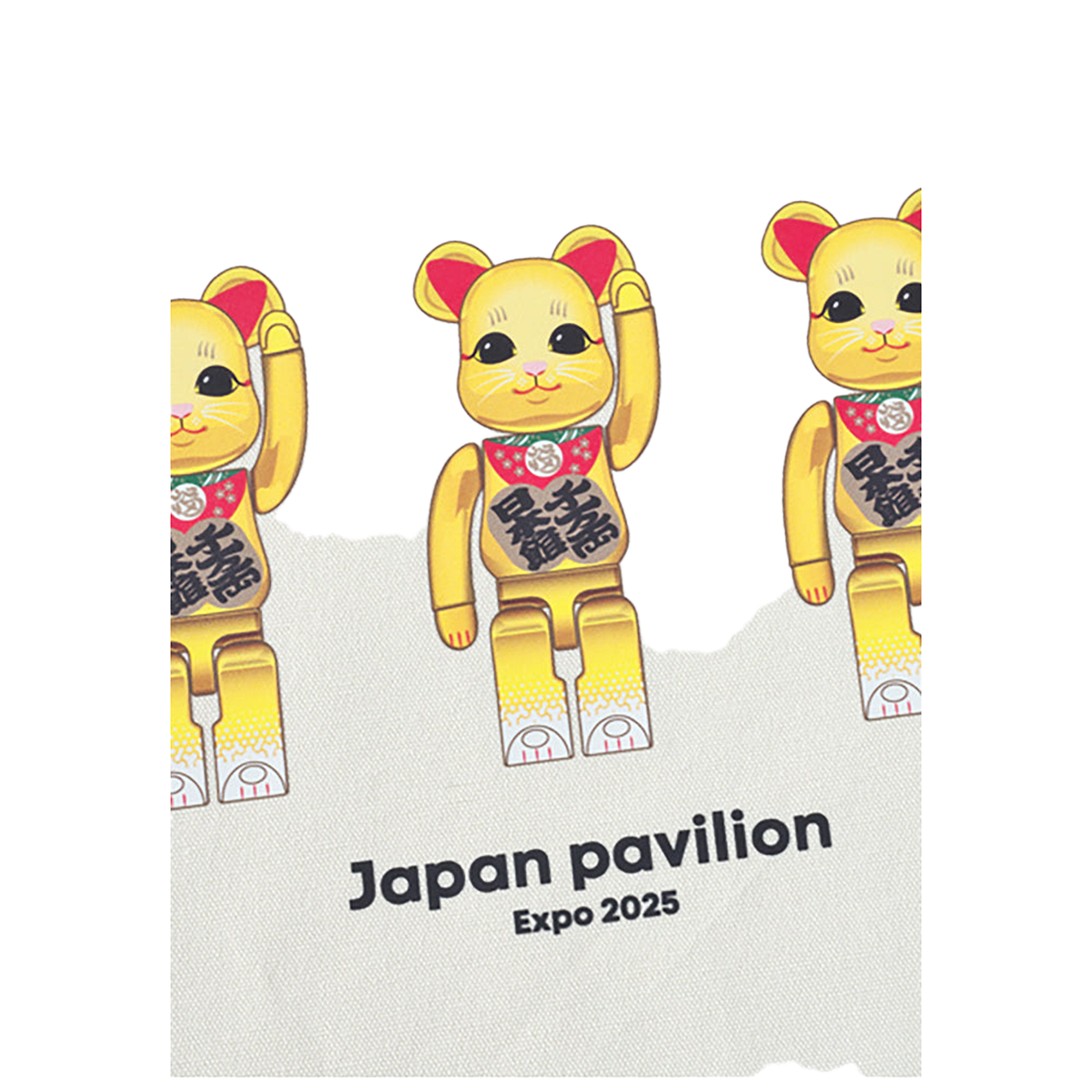 大阪・関西万博 BE@RBRICK グッズ BE@RBRICK トートバッグ(maneki-neko) M