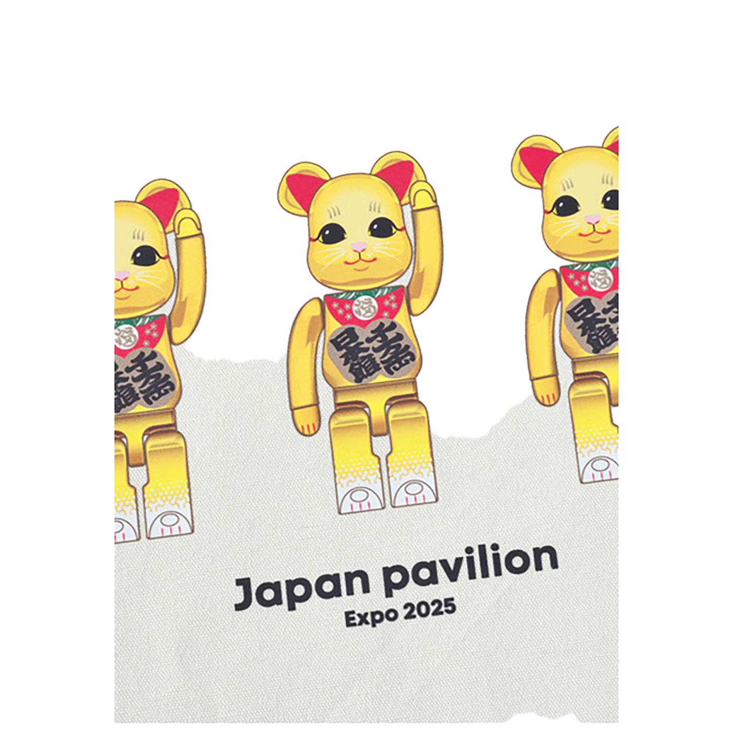 大阪・関西万博 BE@RBRICK グッズ BE@RBRICK トートバッグ(maneki-neko) M