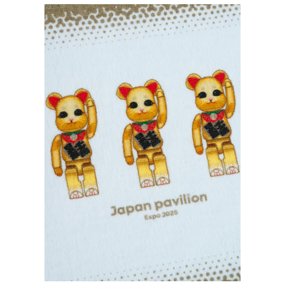 大阪・関西万博 BE@RBRICK グッズ BE@RBRICK タオルハンカチ(maneki-neko)_2