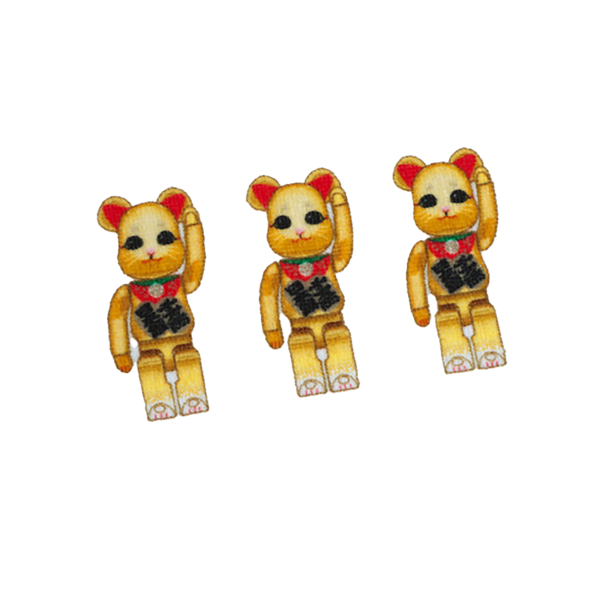 大阪・関西万博 BE@RBRICK グッズ BE@RBRICK タオルハンカチ(maneki-neko)