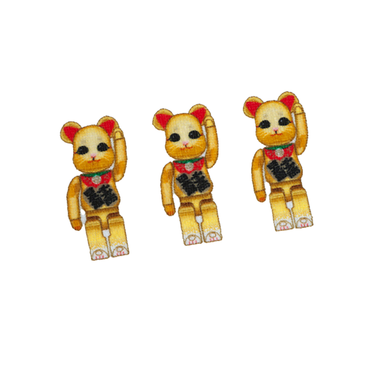 大阪・関西万博 BE@RBRICK グッズ BE@RBRICK タオルハンカチ(maneki-neko)