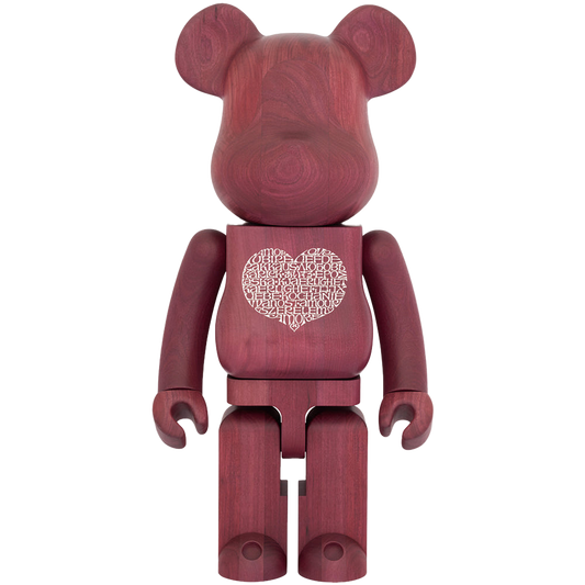 BE@RBRICK Karimoku 亚历山大·吉拉德国际爱心 1000%